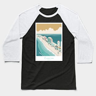 Cancun Seaside Serenity Baseball T-Shirt